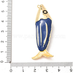 Grandi ciondoli in ottone smaltato&nbsp;KK-CBA2F11-05G-01