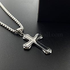 Coole männer kreuz 304 edelstahl anhänger punk halsketten&nbsp;CM3721