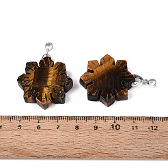 Natürlichen Tigerauge Anhänger&nbsp;G-T144-12F