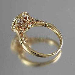 2 pz lega con anelli per dita in strass di cristallo&nbsp;FS-WG4C099-05