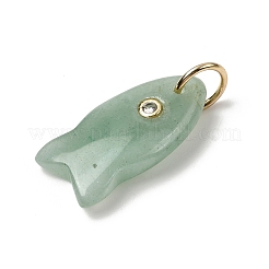 Colgantes naturales aventurina verde&nbsp;G-A297-01G-07
