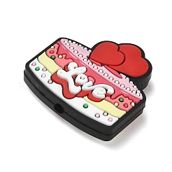 Silikonperlen zum Valentinstag&nbsp;SL-CBACE28-04F
