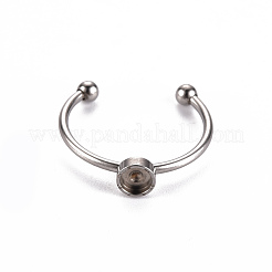 Anlaufgeschützte Manschettenpolster-Ringfassungen aus Edelstahl 201&nbsp;X-STAS-S080-042A-P