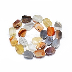 Natur Botswana Achat Perlen Stränge&nbsp;G-F725-14