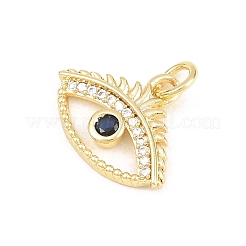 Colgante micropavé cubic zirconia de latón&nbsp;KK-F938-37G-02