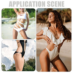 Fibbia di connessione bikini in lega da 6 pezzo&nbsp;FIND-FG0003-63P