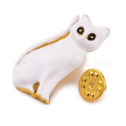 Emaille-Anstecker aus Legierung in Katzenform&nbsp;JEWB-Q045-03G