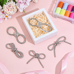 5 broche en fer à nœud papillon de 5 styles pour vêtements de sac à dos&nbsp;JEWB-AR0001-18