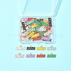 48 Stück 8 Farben Legierung Emaille Anhänger&nbsp;ENAM-FS0002-41