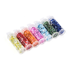 7 bouteille de perles de rocaille en verre à faire soi-même&nbsp;DIY-N006-02D