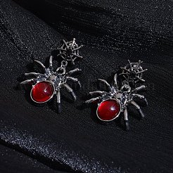 Aretes de rhinestone de aleación&nbsp;WG15A7C-01
