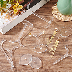 6 Stück 3 Stile Y-förmiger Acryl-Ohrringständer&nbsp;CON-FG0001-05
