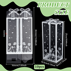 Bedruckte transparente PVC-Verpackungsboxen&nbsp;CON-WH0816-010A