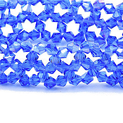 Braccialetto elastico con perline di vetro bling&nbsp;BJEW-N018-03-05