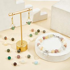 375 pièces 15 styles perles de pierres précieuses naturelles et synthétiques&nbsp;G-NB0003-87