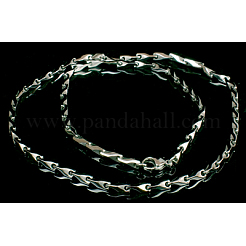 Collana in acciaio inossidabile 304 o 201 anti-ossidazione per uomo e donna&nbsp;STAS-C042-04