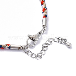 Fabrication de bracelets tressés en cordon polyester&nbsp;MAK-Z003-01P-29