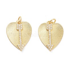 Colgante micropavé cubic zirconia de latón&nbsp;ZIRC-P200-12A-G