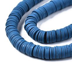 Perle piatte tonde polimero a mano di argilla&nbsp;CLAY-R067-10mm-44