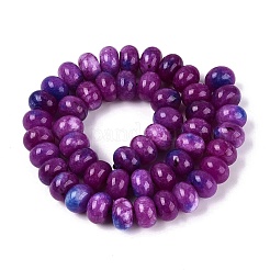 Chapelets de perles de jade blanche naturelle&nbsp;G-Q613-02A-07