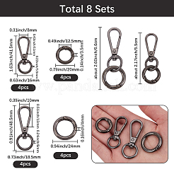 DIY-Schlüsselanhänger-Verschluss-Sets&nbsp;DIY-SP0003-47B