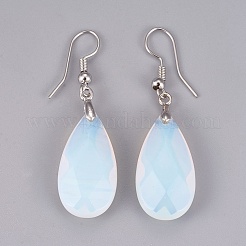 Colgante los pendientes Opalite&nbsp;EJEW-P150-A02