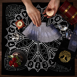 1 x fusselfreie quadratische Tarot-Tischdecke&nbsp;AJEW-CN0002-18