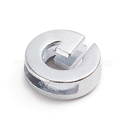 Breloques coulissantes en alliage&nbsp;ALRI-WH0005-09G-P