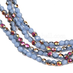 Perles de verre électroplaquées stradns&nbsp;EGLA-H114-01K