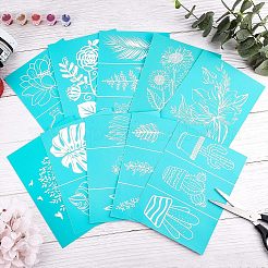 Selbstklebende Siebdruckschablone für Weihnachtsrentiere&nbsp;DIY-OC0001-99B
