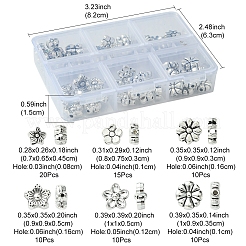 6 Stile tibetischen Stil Legierung Perlen&nbsp;FIND-FS0002-50