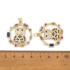 Ottone micro spianare pendenti zirconi&nbsp;KK-E108-48G