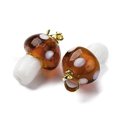 Pendentifs vernissées manuelles&nbsp;LAMP-S069-08G-05