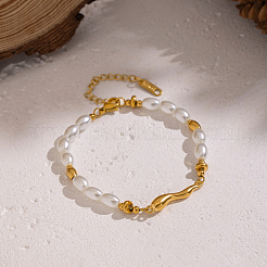 Luxuriöse Armbänder aus natürlichen Süßwasserperlen für Damen&nbsp;TS1372