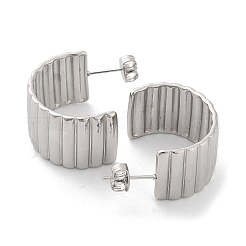 Boucles d'oreilles à tige en acier inoxydable 304 anti-ternissement&nbsp;EJEW-H115-22P