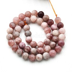 Chapelets de perles de quartz naturel&nbsp;G-N355-8mm-21
