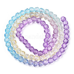 Chapelets de perles en verre transparente  &nbsp;GLAA-E036-07M