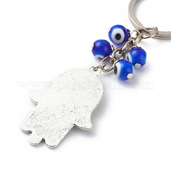 Hamsa Hand Schlüsselanhänger mit bösem Blick&nbsp;KEYC-JKC00408