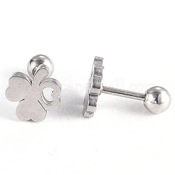 Anlaufgeschützte 201 Edelstahl Barbell Knorpel Ohrringe&nbsp;EJEW-R147-19