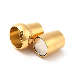 Fermoirs magnétiques en acier inoxydable 304 avec emembouts collées&nbsp;STAS-K006-09B-6mm
