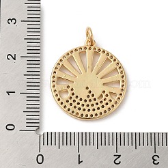 Cremagliera placcatura micro ottone spianare pendenti zirconi&nbsp;KK-A190-12G