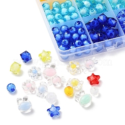 392 Stück 24 transparente Acrylperlen im Stil&nbsp;TACR-YW0001-27