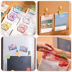 20 Stück 10 Farben Kunststoff-Fotopapier-Bastelklammern&nbsp;AJEW-GA0009-87