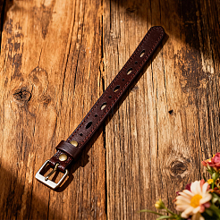 Armbänder aus Rindslederkordel für Damen und Herren&nbsp;BJEW-WH20007-15A