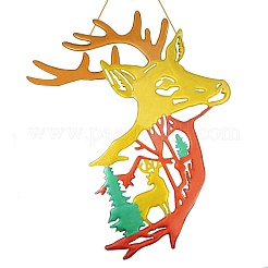 Tête de renne de noël bricolage moules en silicone&nbsp;SIMO-H002-03