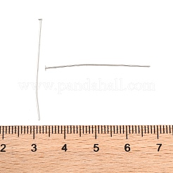 Anlaufgeschützte Schmuckteile aus Edelstahl mit flachem Kopf&nbsp;X-STAS-E023-0.6x35mm