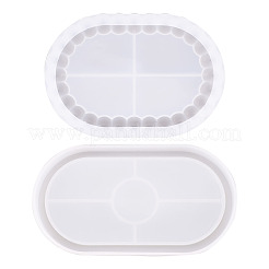 2 Stück 2 Stile DIY Tablett Silikonformen&nbsp;DIY-TA0010-45