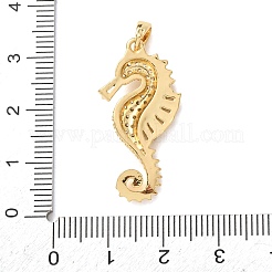 Pendenti in zirconi cubici trasparenti in micro pavè di ottone&nbsp;KK-C264-10F-G