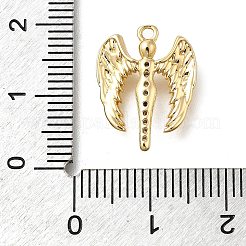 Colgante micropavé cubic zirconia de latón&nbsp;KK-U061-16G