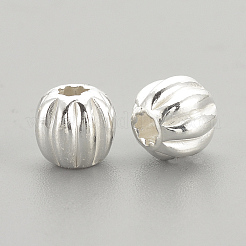 925 perles ondulées en argent sterling&nbsp;LS-STER-S002-14-6mm